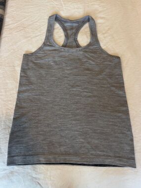 Lululemon Swiftly Tech Striped Racerback Tank Top Size 8